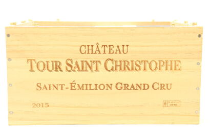 (6) 2015 Chateau Tour Saint Christophe, Saint-Emilion Grand Cru (OWC)