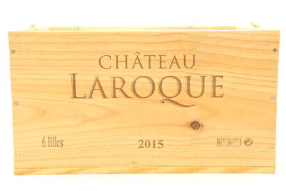 (6) 2015 Chateau Laroque, Saint-Emilion Grand Cru (OWC)