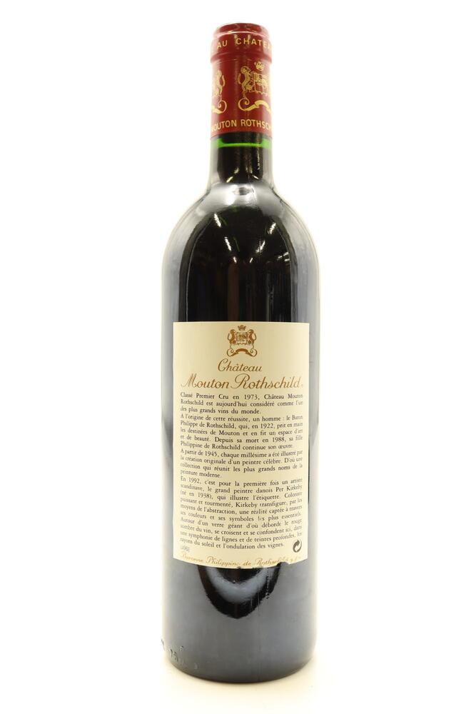 1) 1992 Chateau Mouton Rothschild, Pauillac