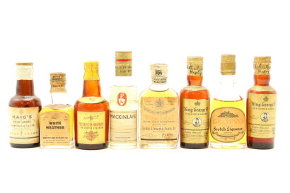 (1) Whisky Miniatures, Eight Bottles Sold as One Lot