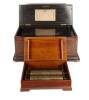 A Large 19th Century Swiss Music Box In Rosewood Inlaid Case