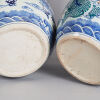 Two Large Chinese Blue and White 'Dragon' Planters - 3