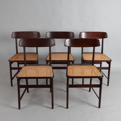 A Set of Five 'Lucio' Dining Chairs by Sergio Rodrigues