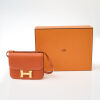 Herm&egrave;s Feu Epsom Mini Constance Bag - 4