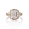 An Impressive 18ct Rose Gold, 1.02ct Fancy Faint Pink Diamond Ring