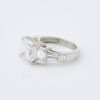 A Prominent, Platinum, 5.01ct Asscher Cut Diamond Ring - 2