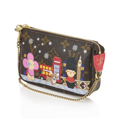 Louis Vuitton Limited Edition Mini Pochette Accessories London Scene