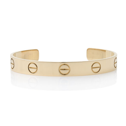 18ct Yellow Gold Cartier Love Cuff Bracelet