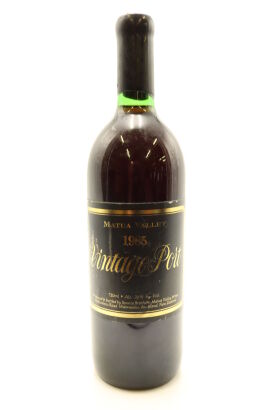 (1) 1985 Matua Valley Vintage Port, Auckland