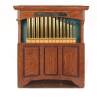 A Small Oak Cased 100 Year Anniversary 'Hurdy Gurdy' Machine