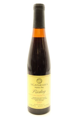 (1) 1987 Ngatarawa Botrytised Berry Selection Riesling, Hawke's Bay, 375ml