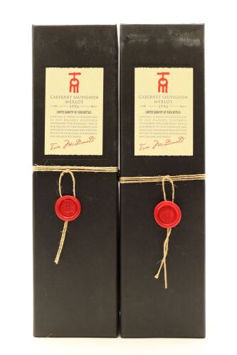 (2) 1996 Church Road Tom Merlot Cabernet Sauvignon, Hawke's Bay (GB)