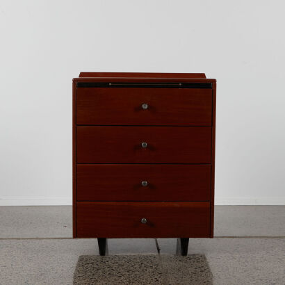 A Solid Mahogany Chest of Drawers