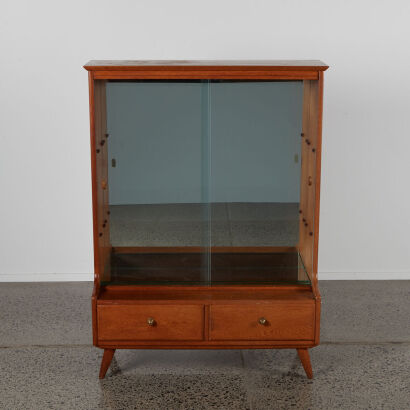 An Oak Display Cabinet