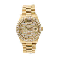 An 18ct Yellow Gold Rolex Day-Date Wristwatch