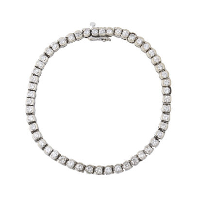 18ct White Gold, 5.00ct Total Diamond Weight Classic Tennis Bracelet