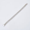 18ct White Gold, Triple Row, 6.20ct Diamond Bracelet - 2