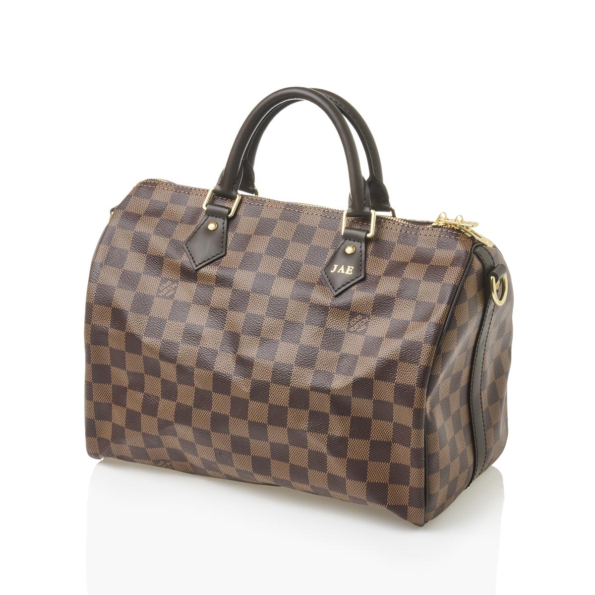 Louis Vuitton Damier Ebene Speedy Bag 30 Brown