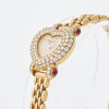 Ladies, 18ct Yellow Gold Heart Shaped Chopard Diamond watch - 2