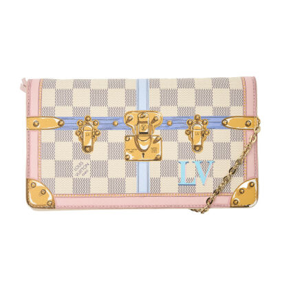 Louis Vuitton Damier Azur Summer Trunks Pochette Bag