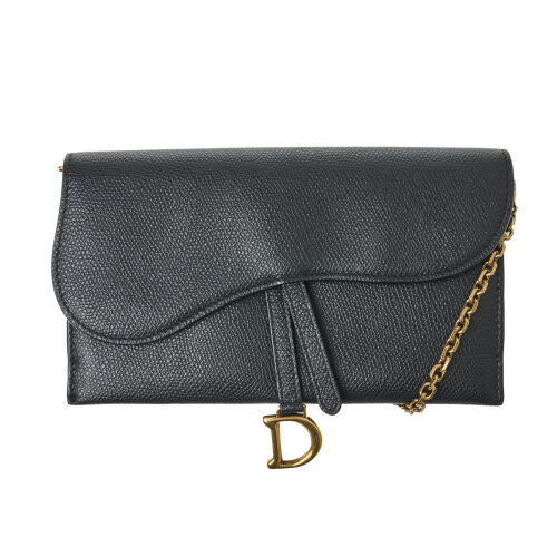 Christian Dior Saddle Wallet on Chain