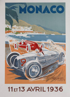 George Ham - Monaco Grand Prix Poster 1936