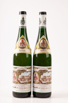  (2) 1993 Von Schubert Maximin Grunhauser  Abtsberg Riesling Spatlese, Mosel Saar Ruwer