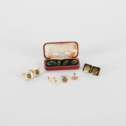 A Collection Of Vintage Cufflinks and Shirt Studs