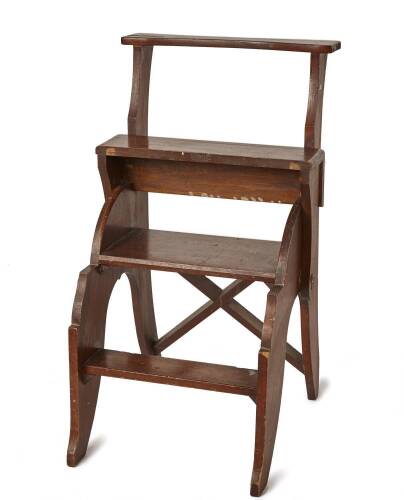 A Set of Beechwood Converting Library Steps C. 1920