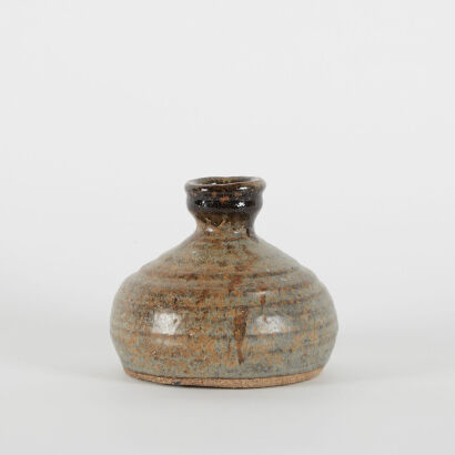 An Olwyn Dykes Studio Pottery Glazed Vase