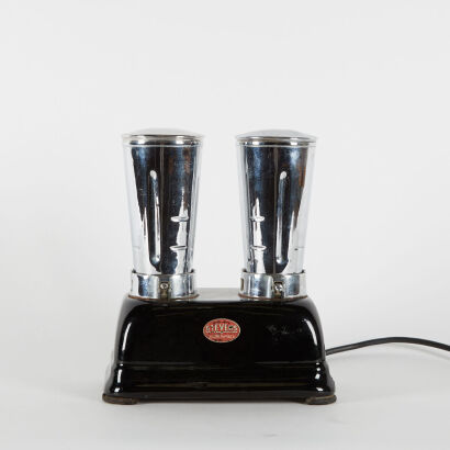 A Vintage Stevens Twin Head Milkshake Maker