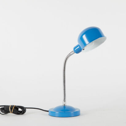 A Blue Retro Style Desk Lamp