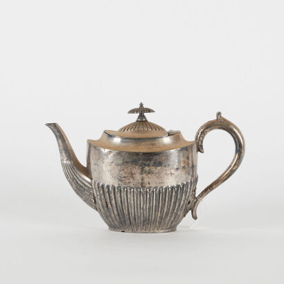 An Antique Walker And Hall Tea Pot