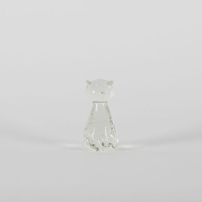 A Murano Art Glass Cat