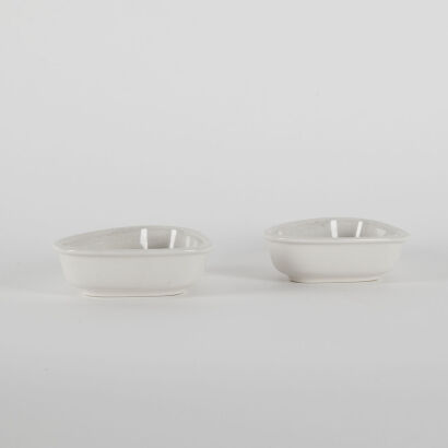 A Pair of Crown Lynn Triangular Dishes