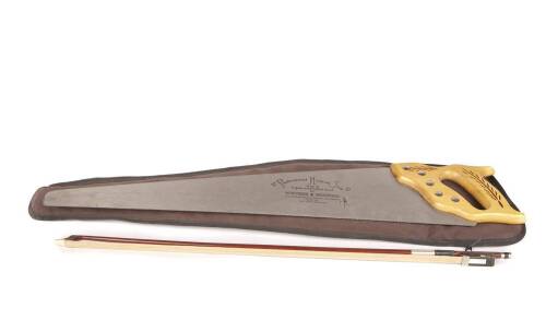 An English Professional 'Music Saw' In A Case