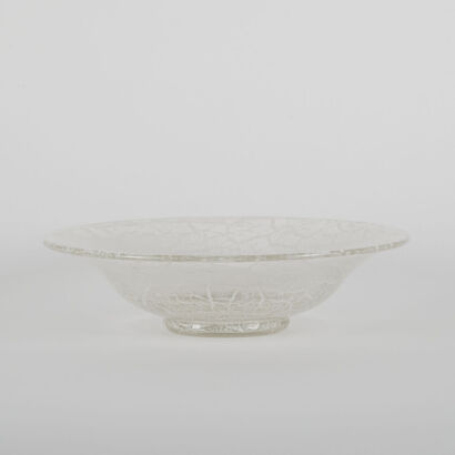 An Art Deco Ikora Glass Bowl by Karl Wiedmann for WMF C.1930s