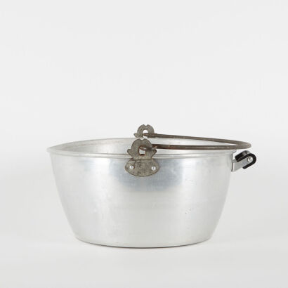 A Vintage Aluminum Preserving Pan