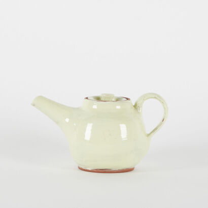 A Hand Crafted Pottery Teapot