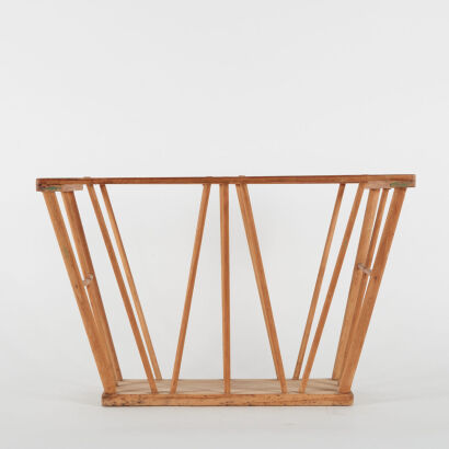 A Hand-Crafted Wooden Magazine Rack