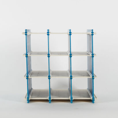 A Vintage Plastic Modular Wine Rack