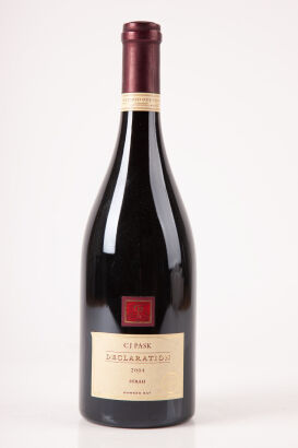 (1) 2004 CJ Pask Declaration Syrah, Hawkes Bay