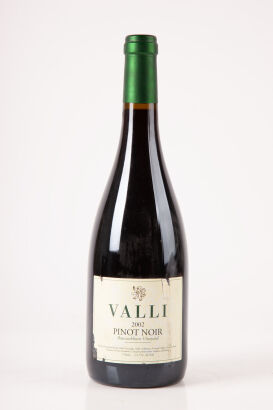 (1) 2002 Valli Bannockburn Vineyard Pinot Noir, Central Otago