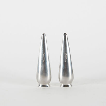 A Pair Of Danish Mid Century Salt And Pepper Shakers