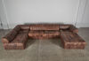 A Rare De Sede DS88 Patch Leather Modular Sofa Switzerland 1970s