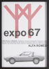 Alfa Romeo Expo 67 Montreal Poster - 2