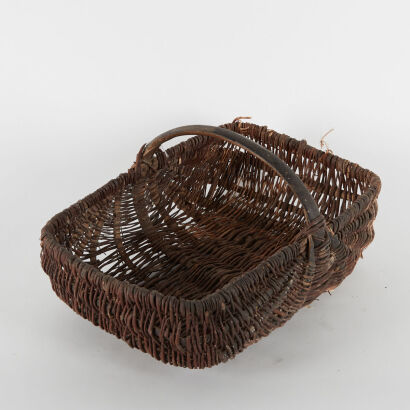 A 1950s French Harvest Basket