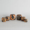 A Set of Six Anneke Borren Cubes