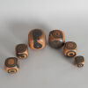 A Set of Six Anneke Borren Cubes - 2