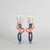 A Pair of Antony Genet and Berinthia Binni Goblets